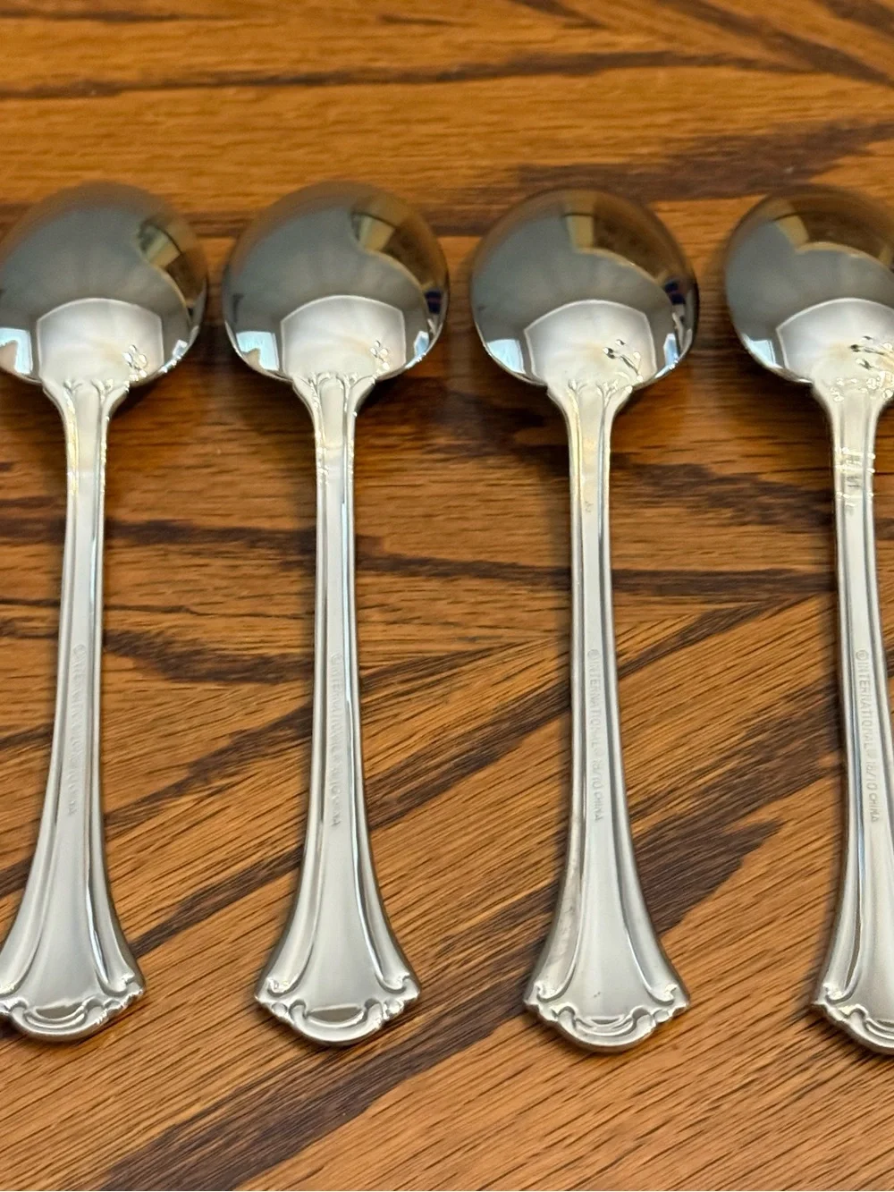 Classic Silver Plated Serving Spoons - Elegant Scrolled Handle